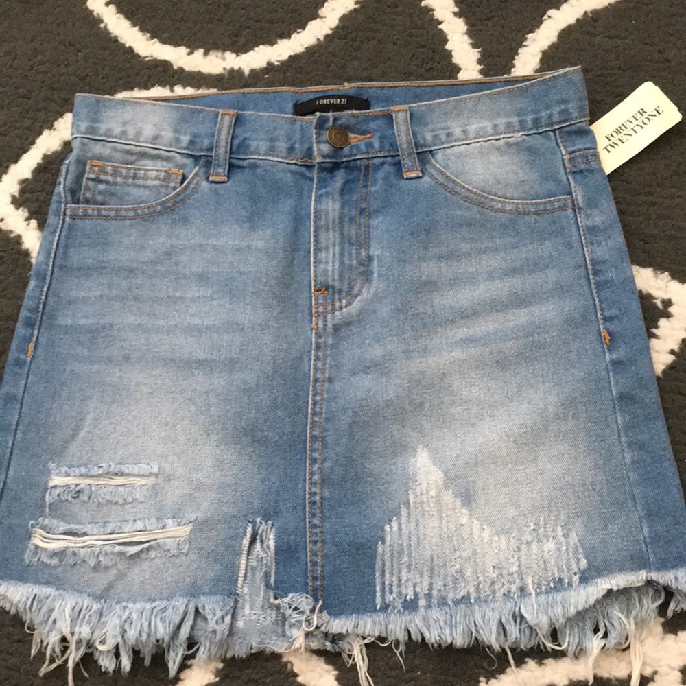 Forever 21 denim skirt